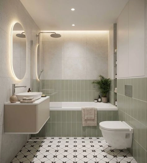 Empty bedroom with large-format high-gloss white Calacatta marble-look porcelain floor tile being installed